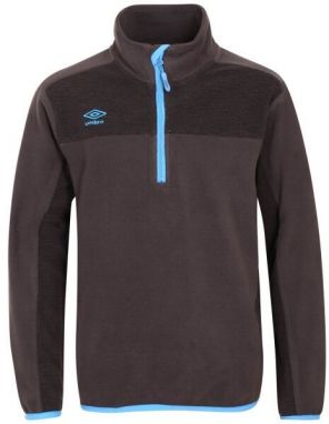 Umbro MACE Detská flísová mikina, tmavo sivá, veľkosť 152-158