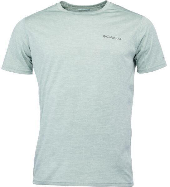 Columbia ALPINE CHILL™ ZERO SHORT SLEEVE CREW Pánske funkčné tričko, svetlo zelená, veľkosť