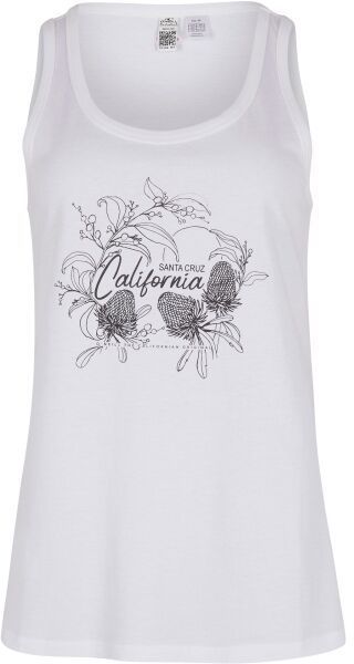 O'Neill GLOBAL PLUMERIA TANKTOP Dámske tielko, biela, veľkosť