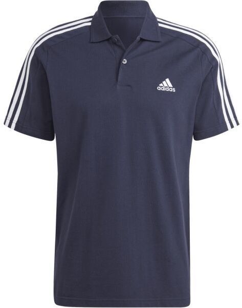 adidas 3S PQ PS Pánska polokošeľa, tmavo modrá, veľkosť