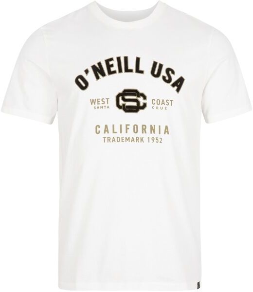 O'Neill STATE T-SHIRT Pánske tričko, biela, veľkosť