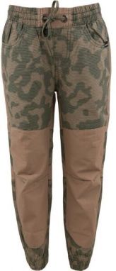ALPINE PRO KOLISO Chlapčenské outdoorové nohavice, hnedá, veľkosť