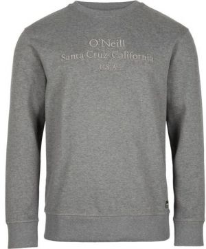 O'Neill PIQUE CREW SWEATSHIRT Pánska mikina, sivá, veľkosť