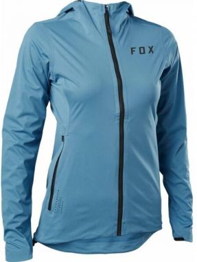 Fox FLEXAIR WATER JACKET W Dámska bunda na bicykel, modrá, veľkosť