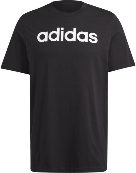 adidas LIN SJ TEE Pánske tričko, čierna, veľkosť