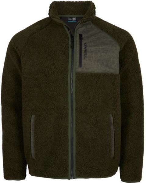 O'Neill SHERPA FZ FLEECE Pánska mikina, tmavo zelená, veľkosť