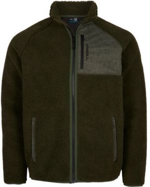 O'Neill SHERPA FZ FLEECE Pánska mikina, tmavo zelená, veľkosť