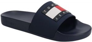 Tommy Hilfiger TOMMY JEANS POOL SLIDE ESS Pánske šľapky, tmavo modrá, veľkosť