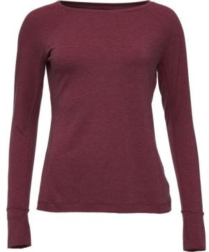 GAP BREATHE LS BOATNECK TOP Dámske tričko s dlhým rukávom, vínová, veľkosť