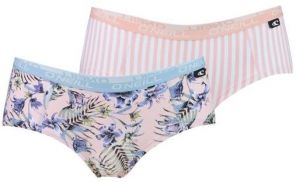 O'Neill WOMEN HIPSTER FLORAL PINK&UNI 2PACK Dámske nohavičky, mix, veľkosť