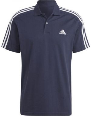 adidas 3S PQ PS Pánska polokošeľa, tmavo modrá, veľkosť