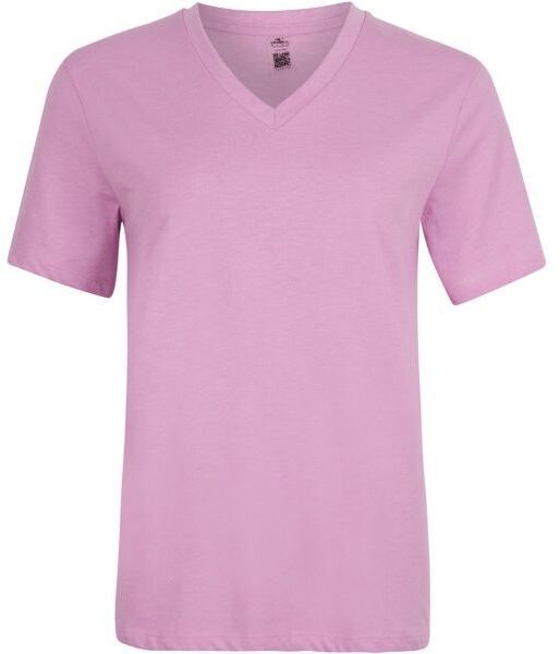 O'Neill ESSENTIALS V-NECK T-SHIRT Dámske tričko, ružová, veľkosť