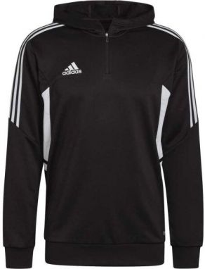 adidas CON22 TK HOOD Pánska futbalová mikina, čierna, veľkosť