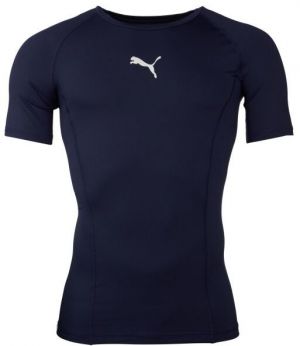Puma LIGA BASELAYER TEE SS Pánske funkčné tričko, tmavo modrá, veľkosť
