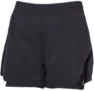 PROGRESS CARRERA SHORTS Dámske športové bežecké šortky 2v1, čierna, veľkosť