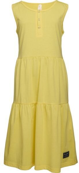 Lewro LUSA Dievčenské šaty, žltá, veľkosť 140-146