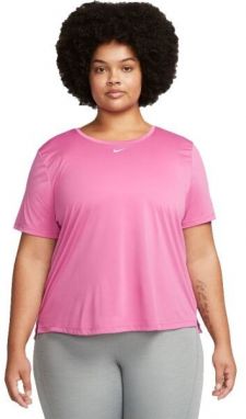 Nike ONE DF SS STD TOP PLUS W Dámske športové tričko plus size, ružová, veľkosť