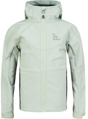 Hannah CAPRA JR Dievčenská softshellová bunda, svetlo zelená, veľkosť 122-128