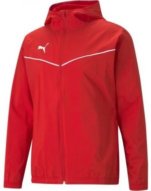 Puma TEAMRISE ALL WEATHER JACKET Pánska bunda, červená, veľkosť