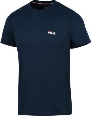 Fila T-SHIRT LOGO SMALL Pánska košeľa, tmavo modrá, veľkosť