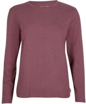 O'Neill ESSENTIAL T-SHIRT L/SLV Dámske tričko s dlhým rukávom, vínová, veľkosť
