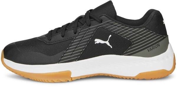 Puma VARION JR Juniorská halová obuv, čierna, veľkosť 35.5