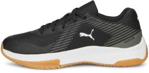 Puma VARION JR Juniorská halová obuv, čierna, veľkosť 35.5