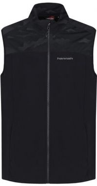 Hannah EDDIE Pánska softshellová vesta, čierna, veľkosť