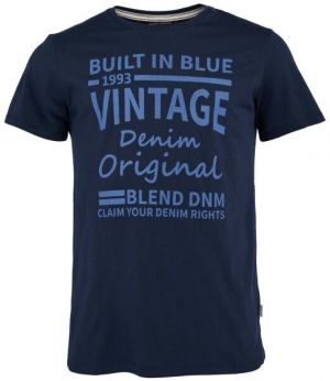 BLEND TEE REGULAR FIT Pánske tričko, tmavo modrá, veľkosť