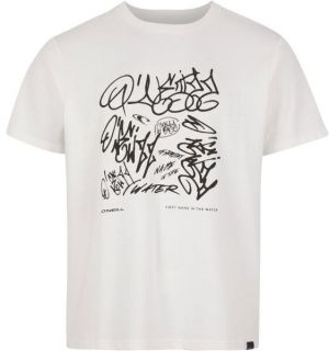 O'Neill GRAFFITI T-SHIRT Pánske tričko, biela, veľkosť