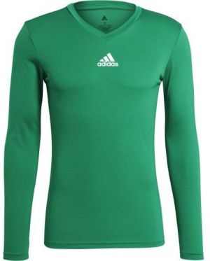 adidas TEAM BASE TEE Pánske futbalové tričko, zelená, veľkosť