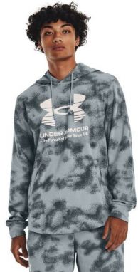 Under Armour UA RIVAL TERRY NOVELTY HD Pánska mikina, tmavo sivá, veľkosť