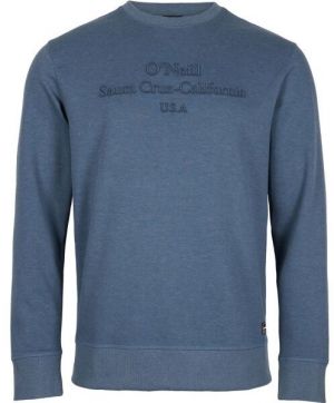 O'Neill PIQUE CREW SWEATSHIRT Pánska mikina, modrá, veľkosť