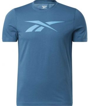 Reebok GS VECTOR TEE Pánske tričko, modrá, veľkosť