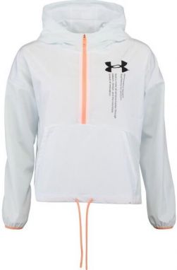 Under Armour WOVEN GRAPHIC JACKET Dámska tréningová bunda, biela, veľkosť M