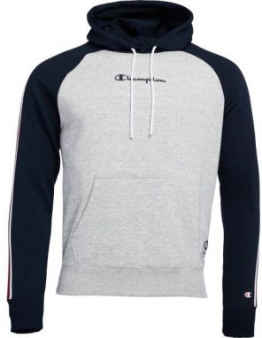 Champion HOODED SWEATSHIRT Pánska mikina, sivá, veľkosť