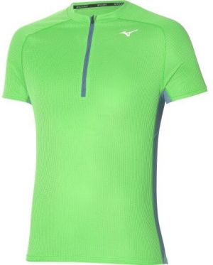 Mizuno TRAIL DRYAEROFLOW HZ TEE Pánske bežecké tričko, svetlo zelená, veľkosť