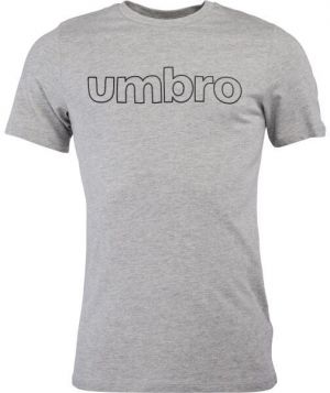 Umbro LINEAR LOGO GRAPHIC TEE Pánske tričko, sivá, veľkosť