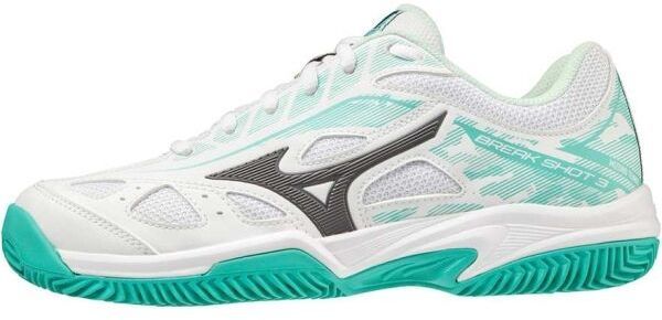 Mizuno BREAKSHOT 3 CC Dámska tenisová obuv, biela, veľkosť 36.5