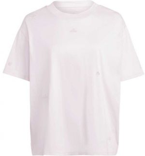 adidas BLUV Q1 BF T INC Dámske tričko plus size, ružová, veľkosť