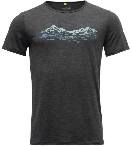 Devold UTLADALEN MERINO 130 TEE Pánske tričko, tmavo sivá, veľkosť