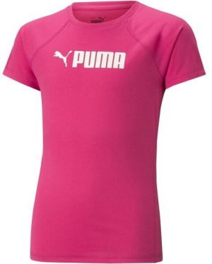 Puma PUMA FIT TEE G Dievčenské tričko, ružová, veľkosť