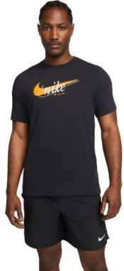 Nike NK DF TEE HERITAGE Pánske tričko, čierna, veľkosť