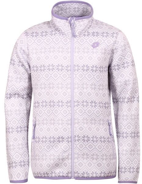 Lotto VLOČKA Dievčenská mikina so vzhľadom svetra, svetlomodrá, veľkosť 152-158