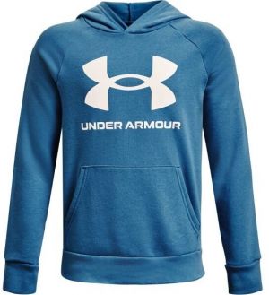 Under Armour RIVAL FLEECE HOODIE Chlapčenská mikina, modrá, veľkosť