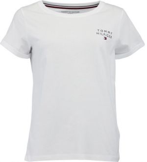 Tommy Hilfiger TH ORIGINAL-SHORT SLEEVE T-SHIRT Dámske tričko, biela, veľkosť