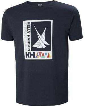 Helly Hansen SHORELINE T-SHIRT 2.0 Pánske tričko, tmavo modrá, veľkosť