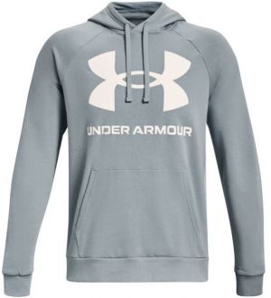 Under Armour RIVAL FLEECE BIG LOGO HD Pánska mikina, sivá, veľkosť