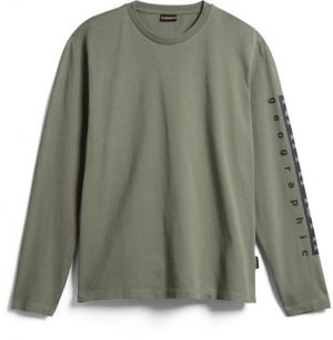 Napapijri SADAS LS 1 Pánske tričko s dlhým rukávom, khaki, veľkosť