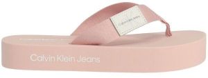 Calvin Klein FLATFORM FLIPFLOP Dámske žabky, ružová, veľkosť